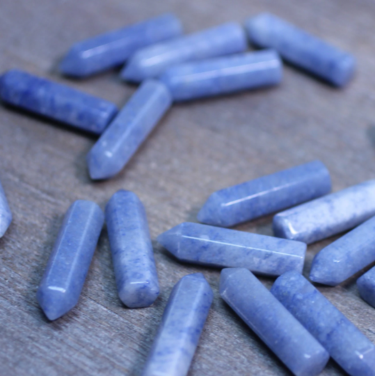 blue quartz small obelisk