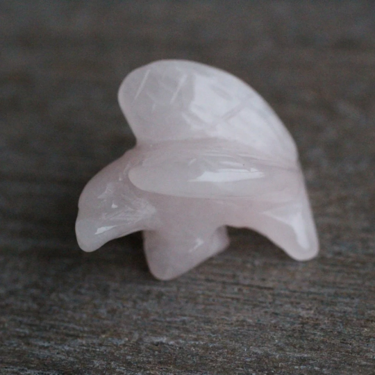 rose quartz eagle bird symbol