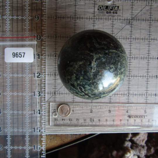 Kambaba Jasper Sphere – Large Display Size for Crystal Shops