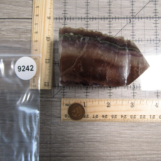 large fluorite crystal point