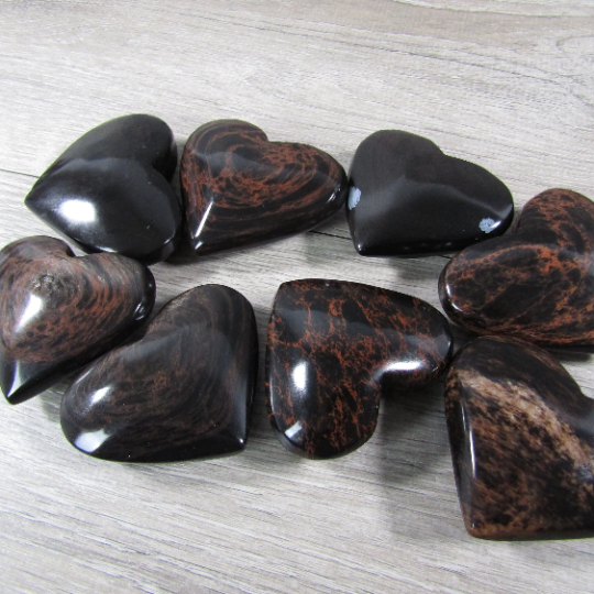 obsidian hearts for gift shops