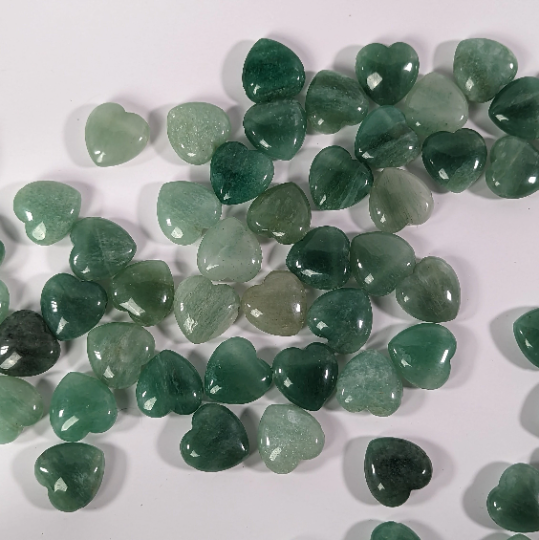 aventurine natural stone heart bead bulk for resale