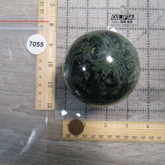 Kambaba Jasper Sphere – Large Display Size for Crystal Shops