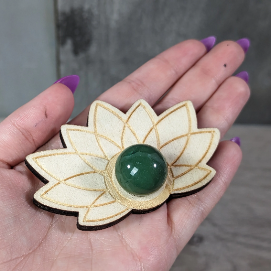 Lotus flower metaphysical shop display