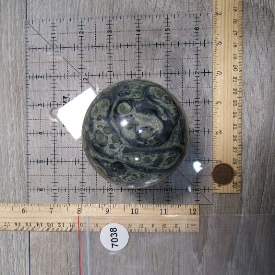 Kambaba Jasper Sphere – Large Display Size for Crystal Shops