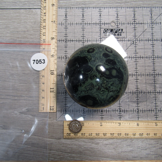 Kambaba Jasper Sphere – Large Display Size for Crystal Shops