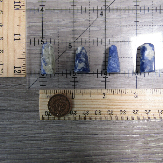 Small Gemstone Obelisk Points for Wire Wrapping or Gridding
