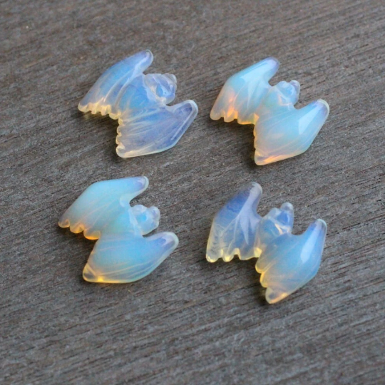 opalite bat small figurine