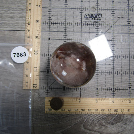 Hematoid Quartz Sphere for Wholesale – Crystal Shops
