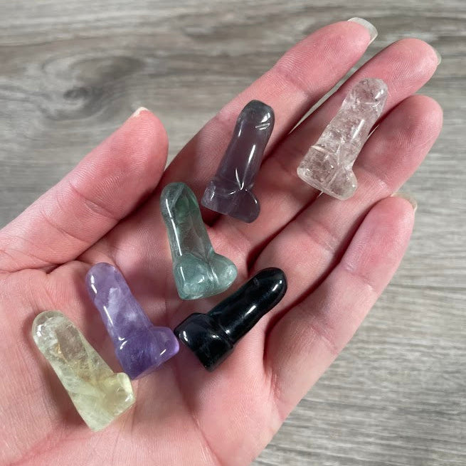 Wholesale fluorite carved gemstone fertility symbol figurine