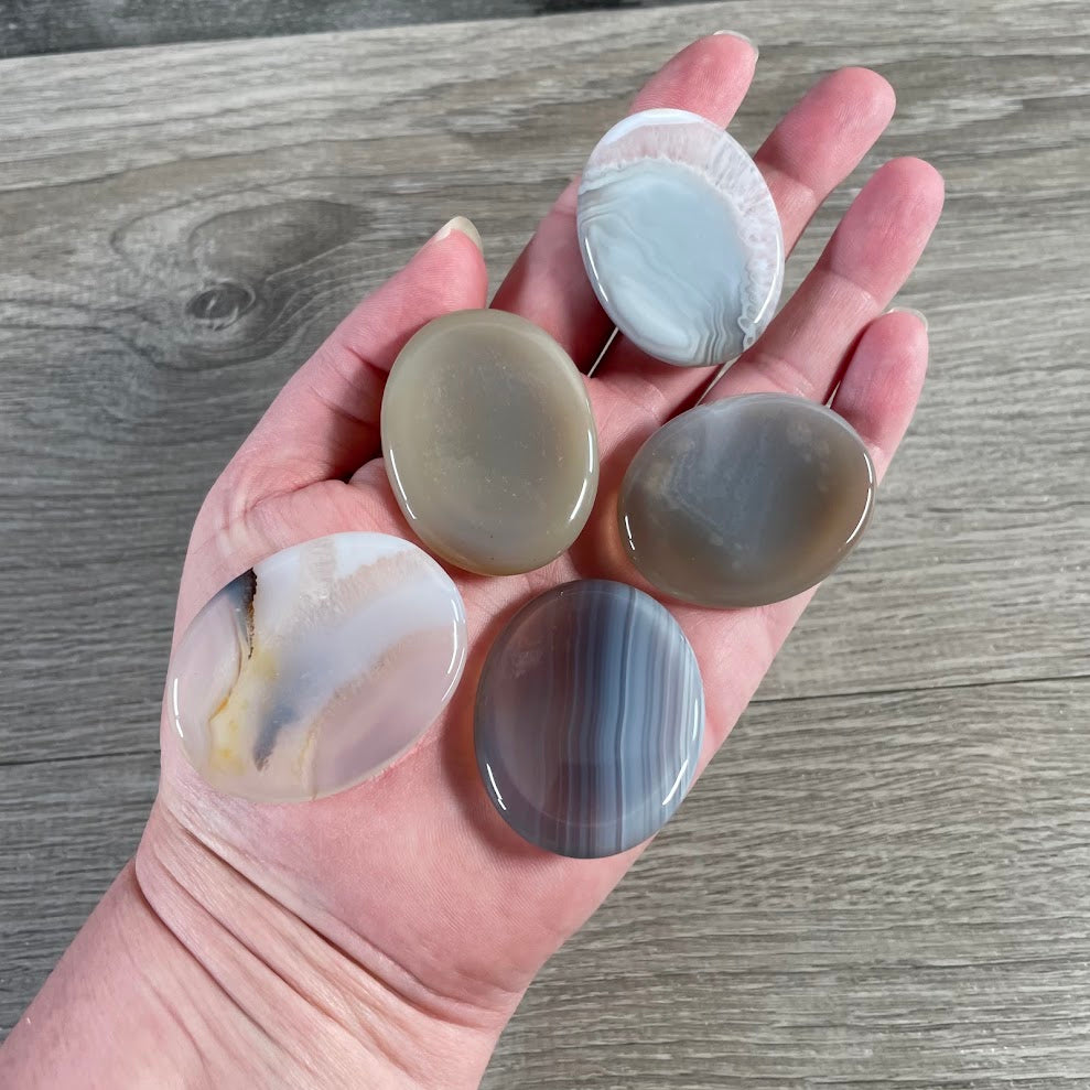 agate calming stone or fidget stones for rock shp supply