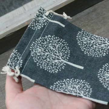 Metaphysical drawstring pouch for storing jewelry, crystals, and spiritual items