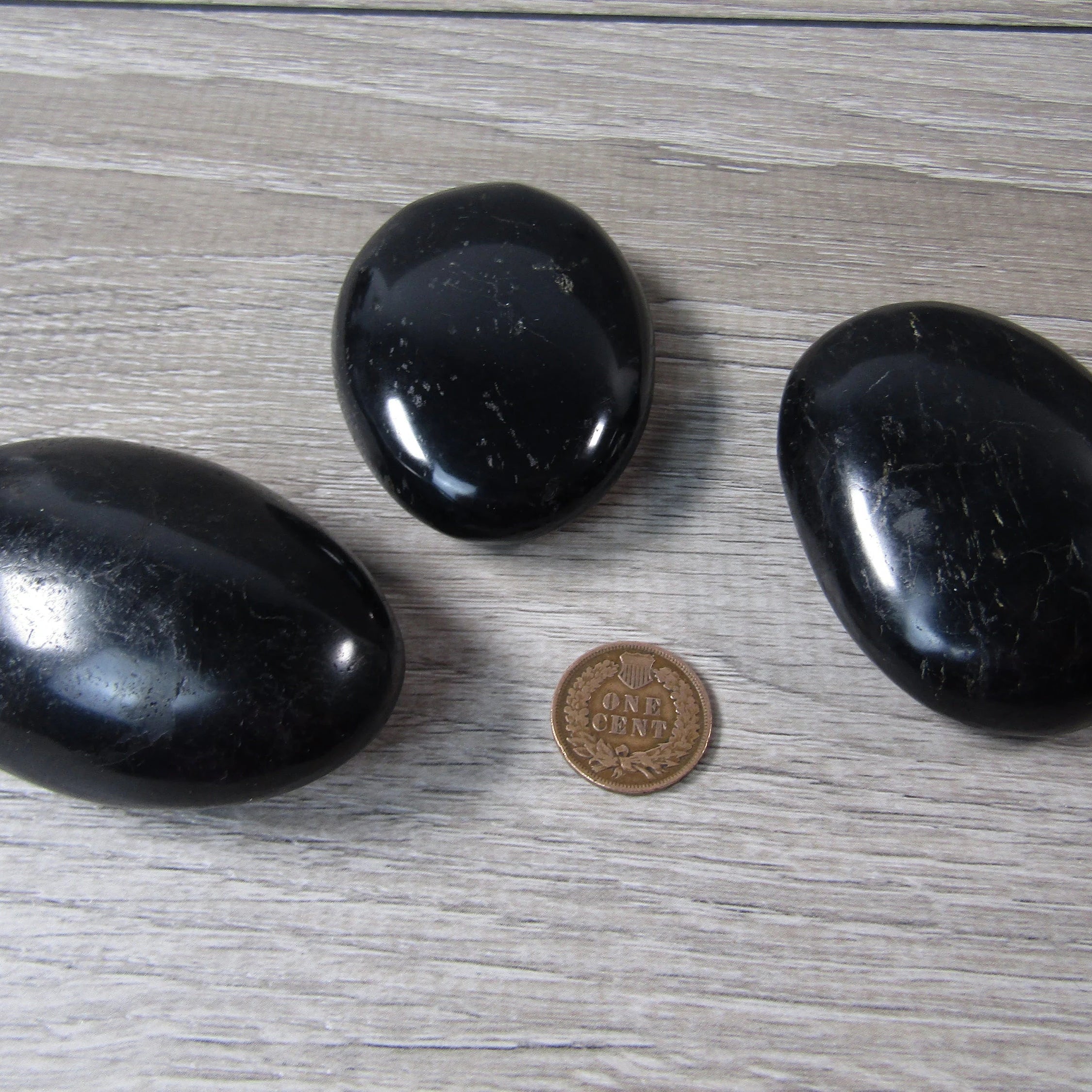 Black Tourmaline bulk Palm Stones for Metaphysical Stores
