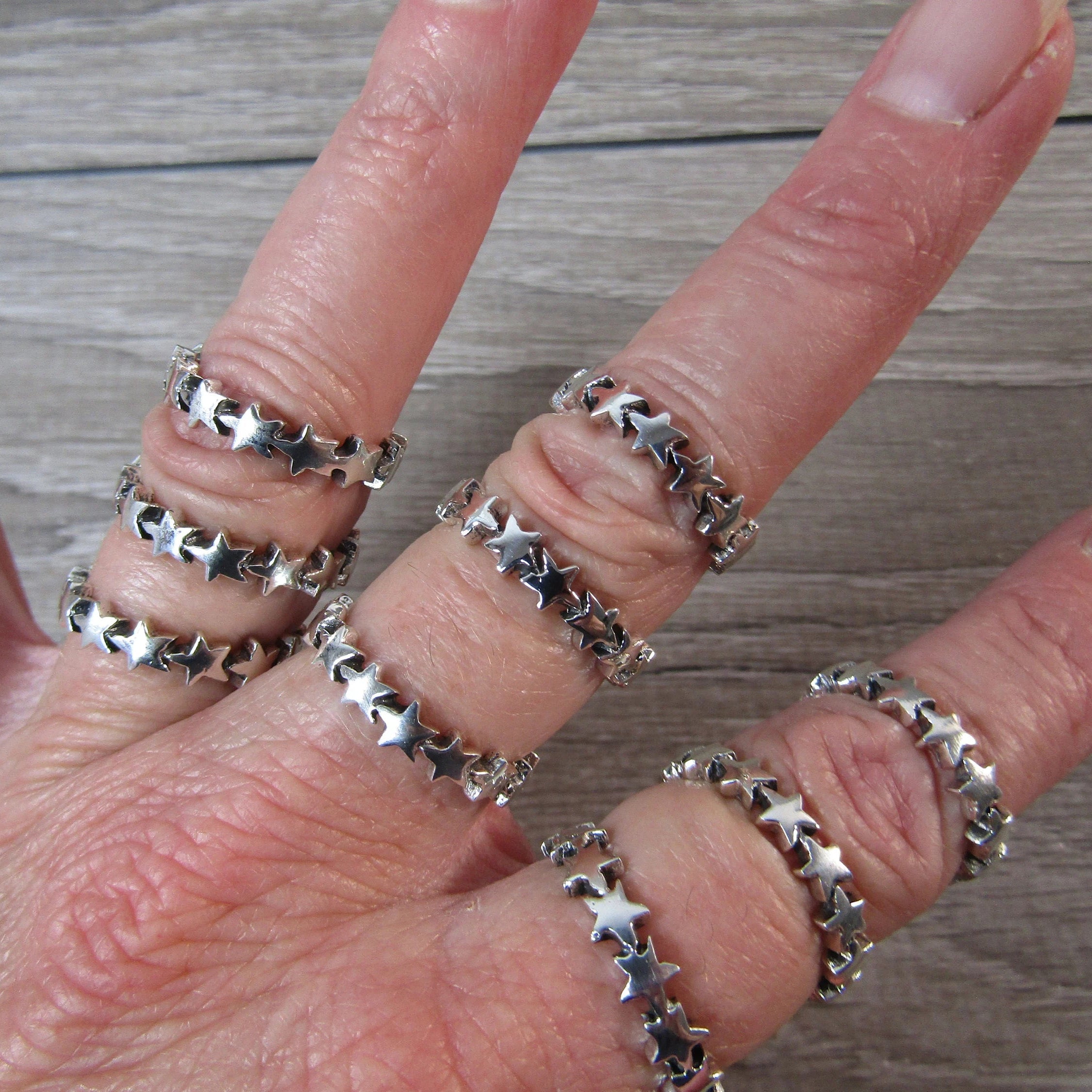 Sterling Silver Rings Stacking and Bands