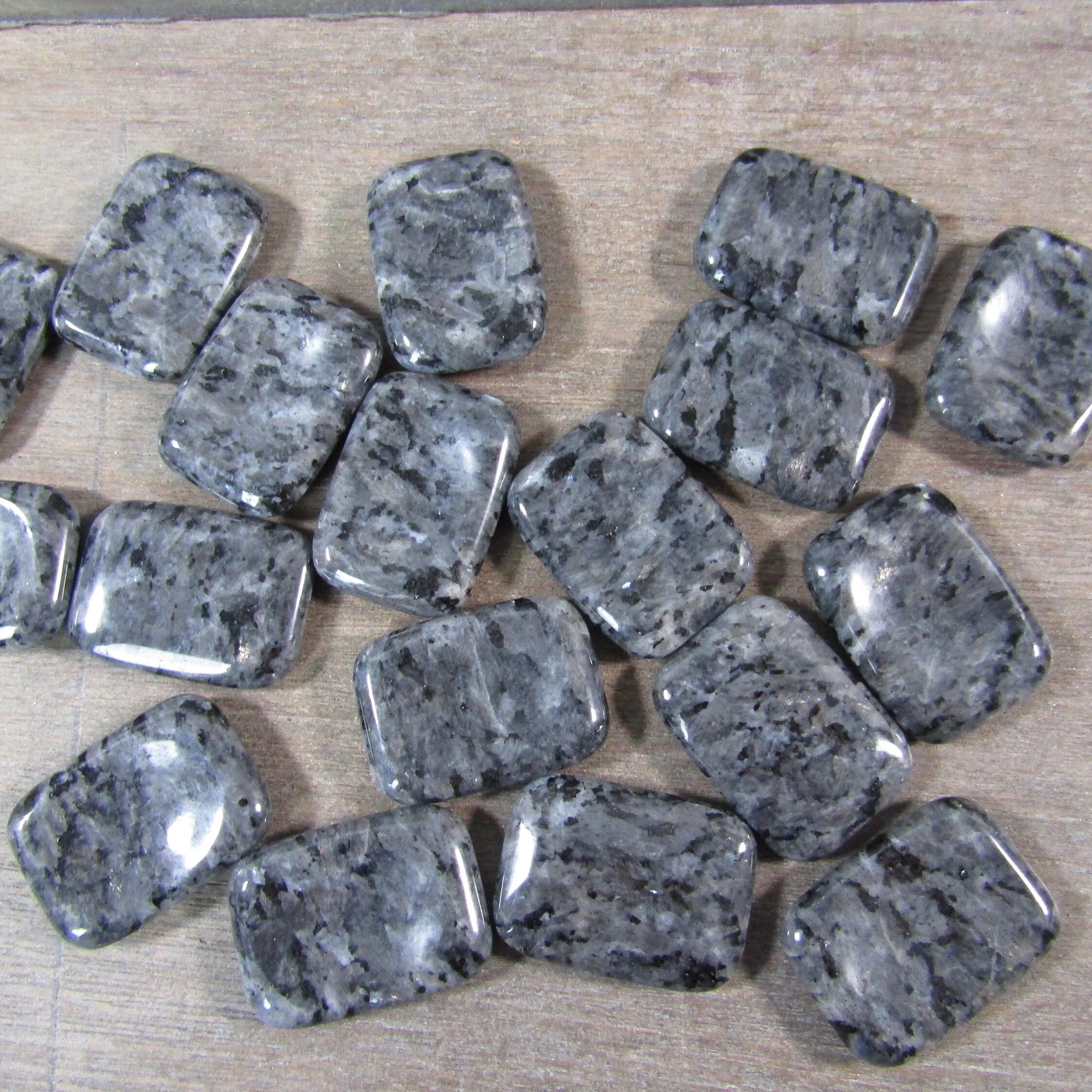 larvikite worry stones for metaphysical supply