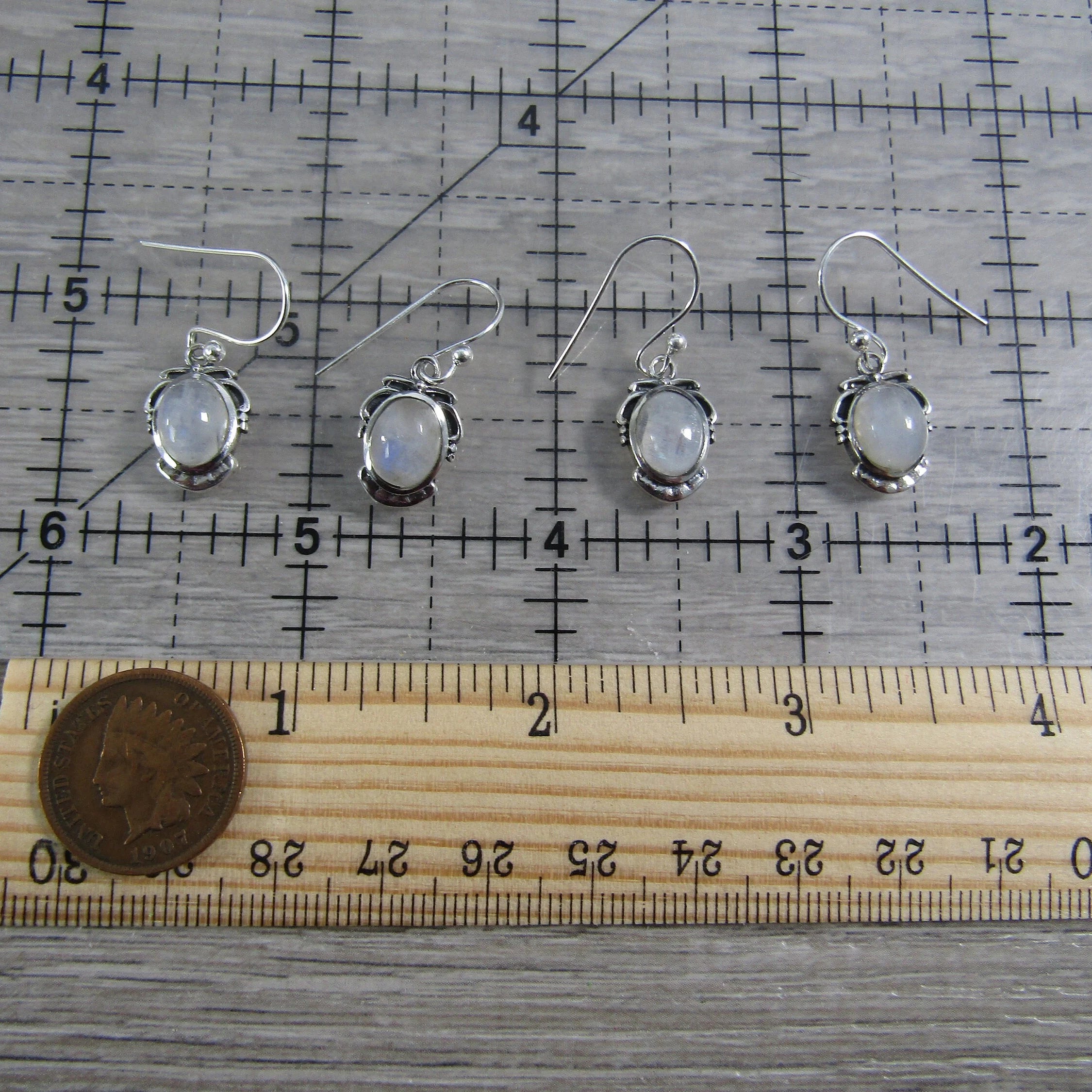 Gemstone Sterling Silver Earrings