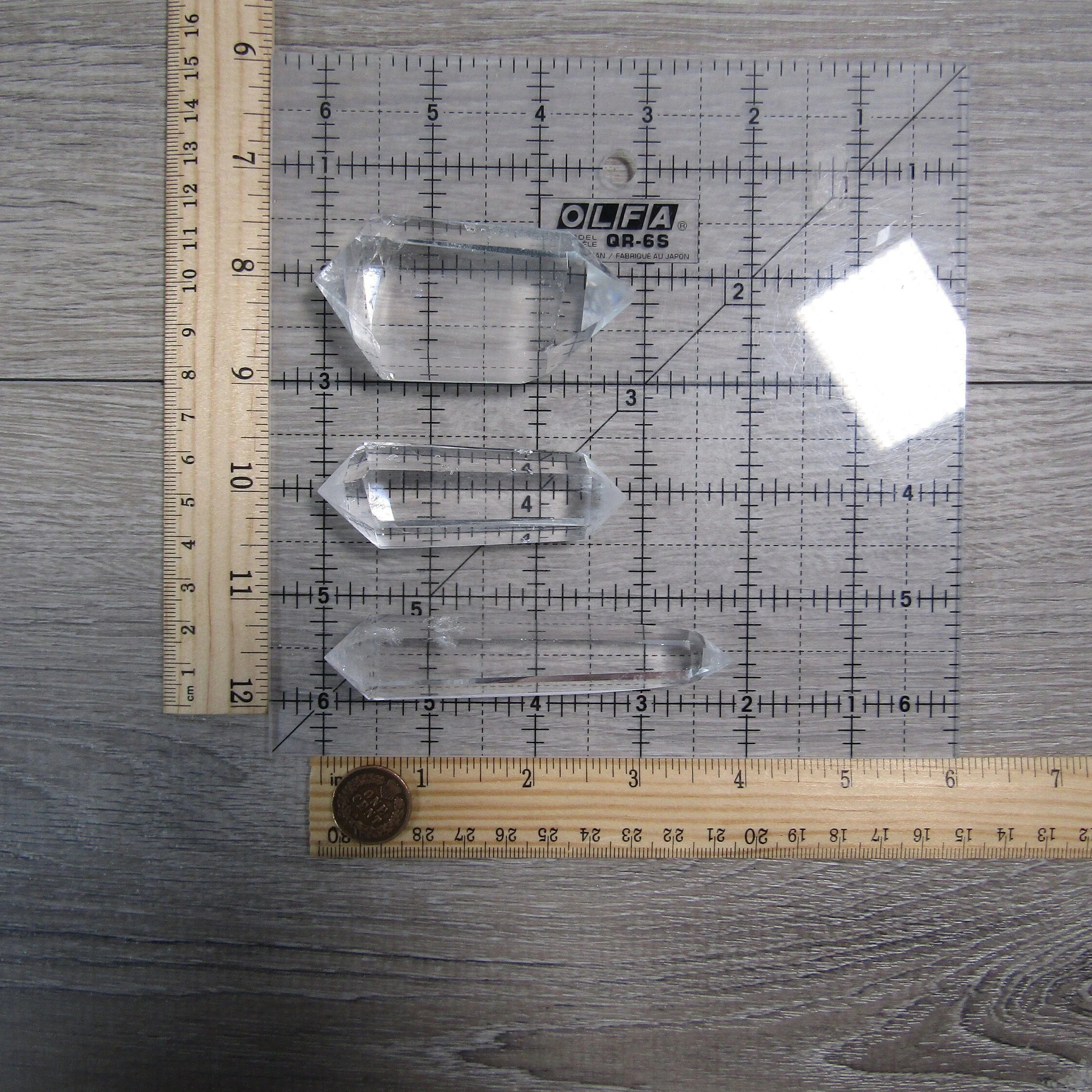 Double Terminated Vogel Style Gemstone Wands for Energy Work