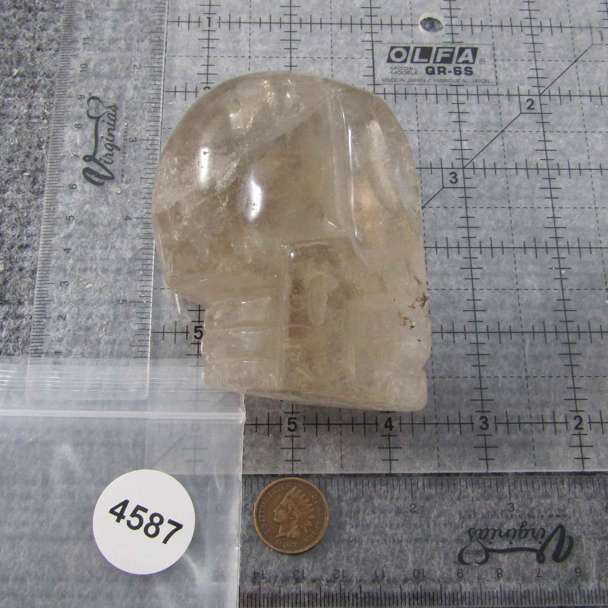 Large Gemstone Skull for Crystal Retail and Gift Shops