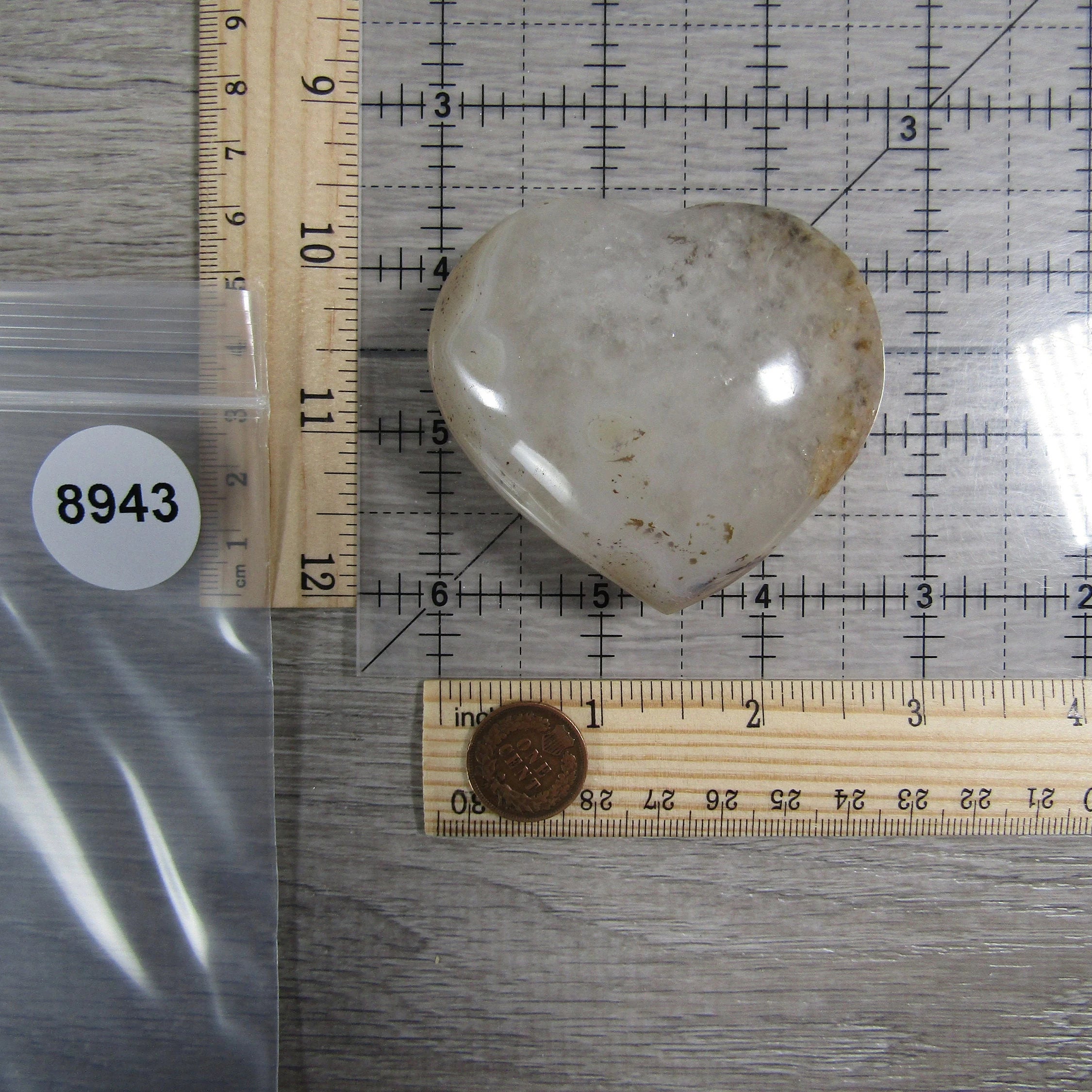Large Dendritic Agate Opal Heart for Display – Wholesale