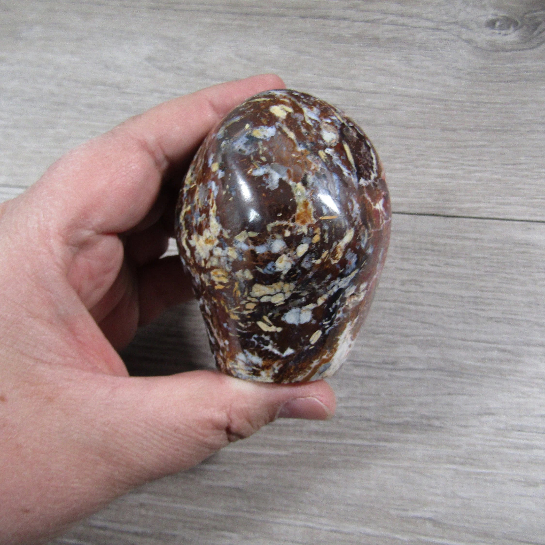 brown natural crystals