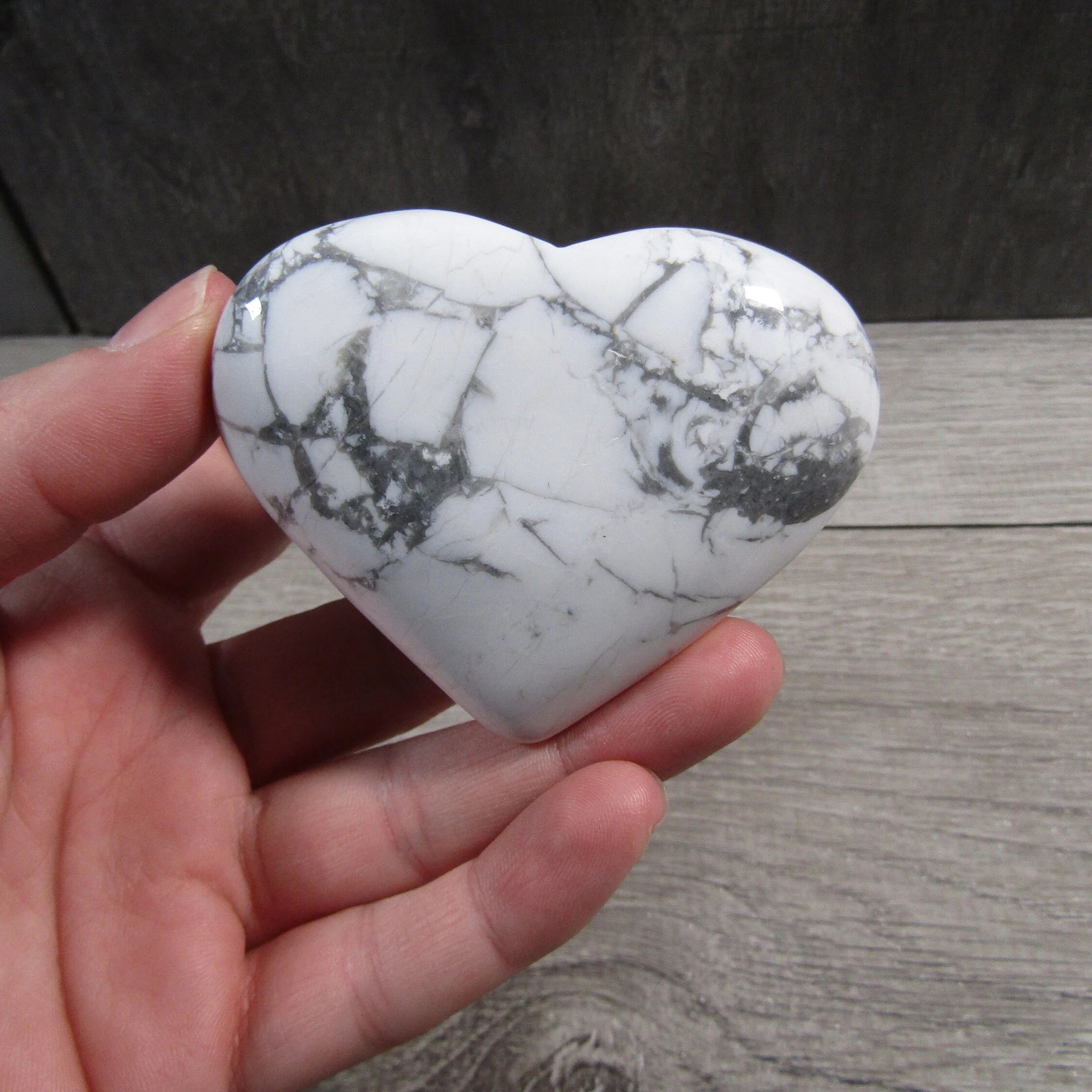 large crystal heart bulk