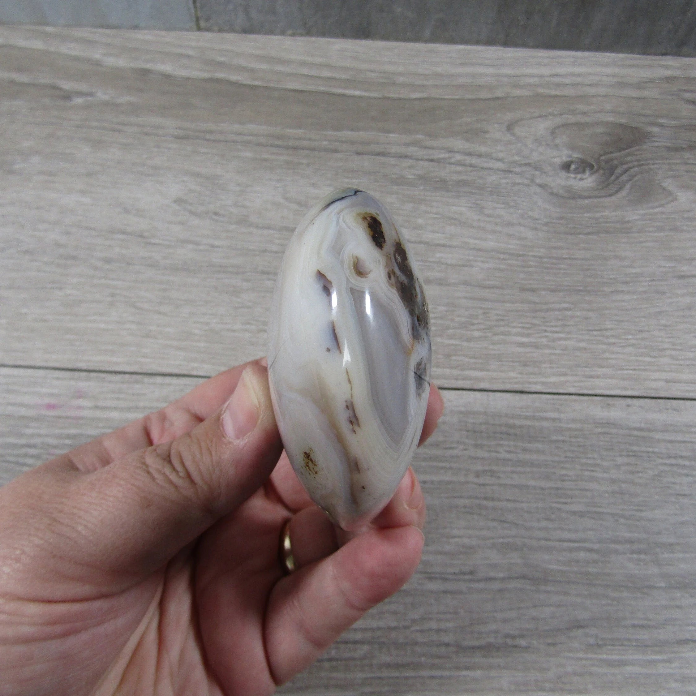 Large Dendritic Agate Opal Heart for Display – Wholesale