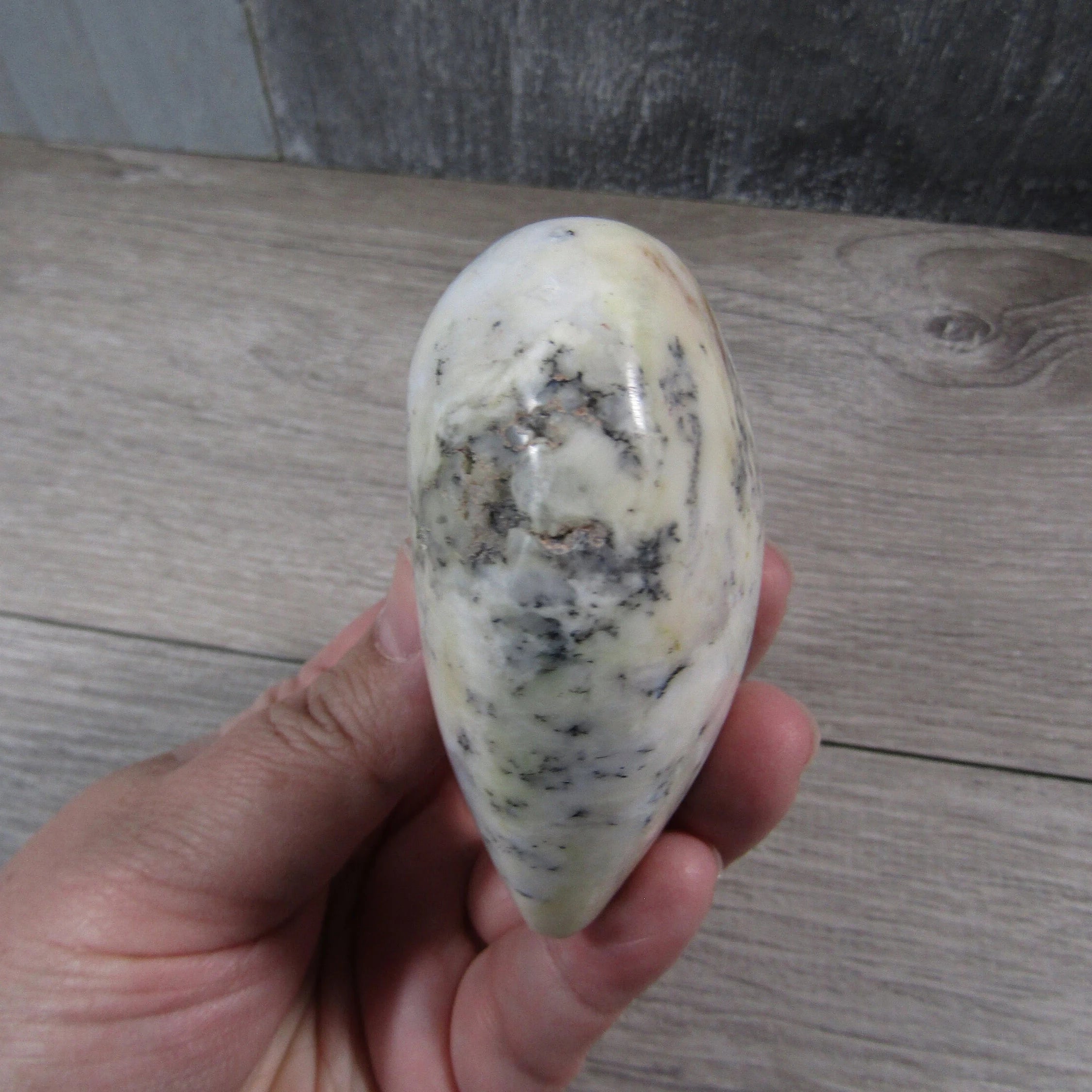 Large Dendritic Agate Opal Heart for Display – Wholesale