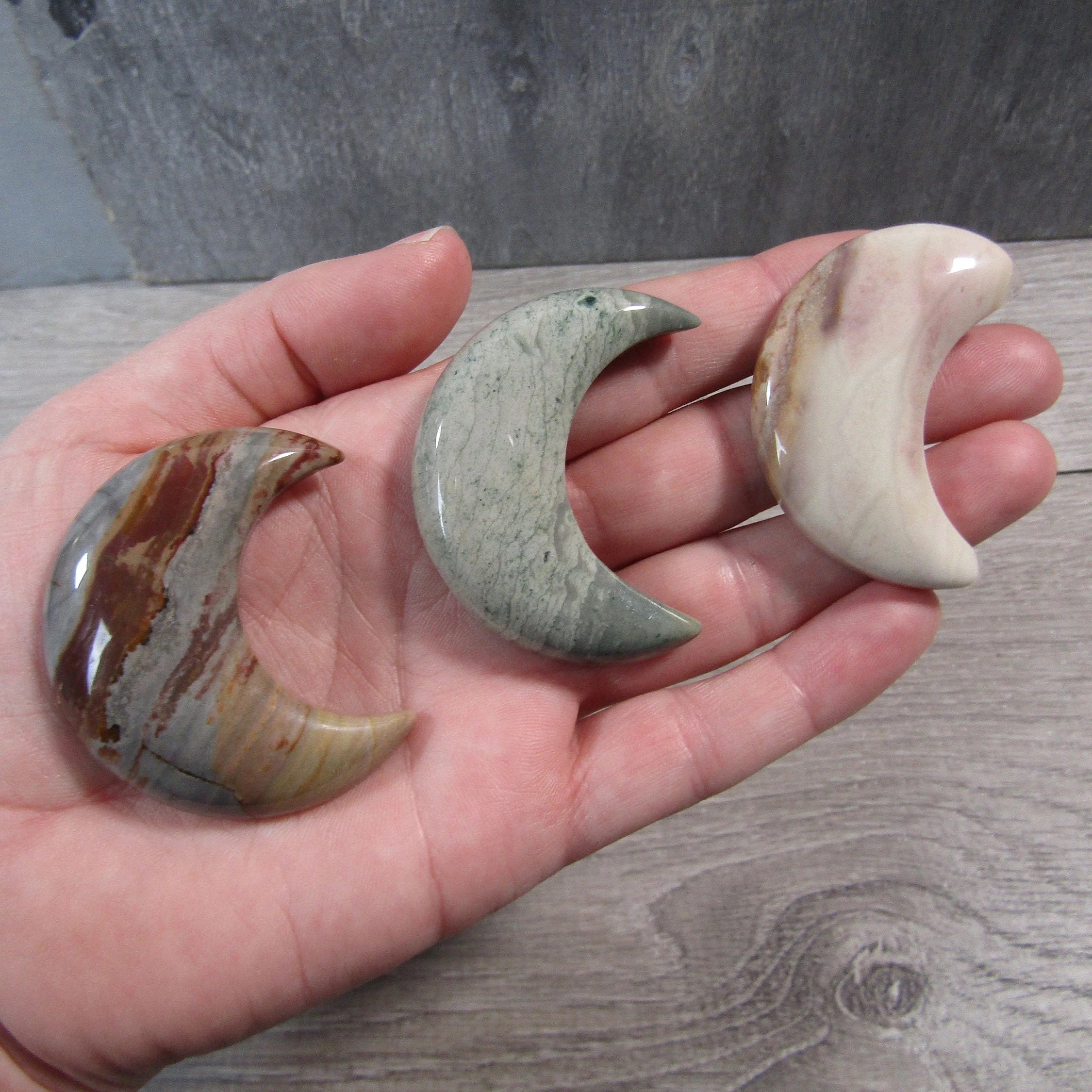 picasso jasper bulk crystal moons