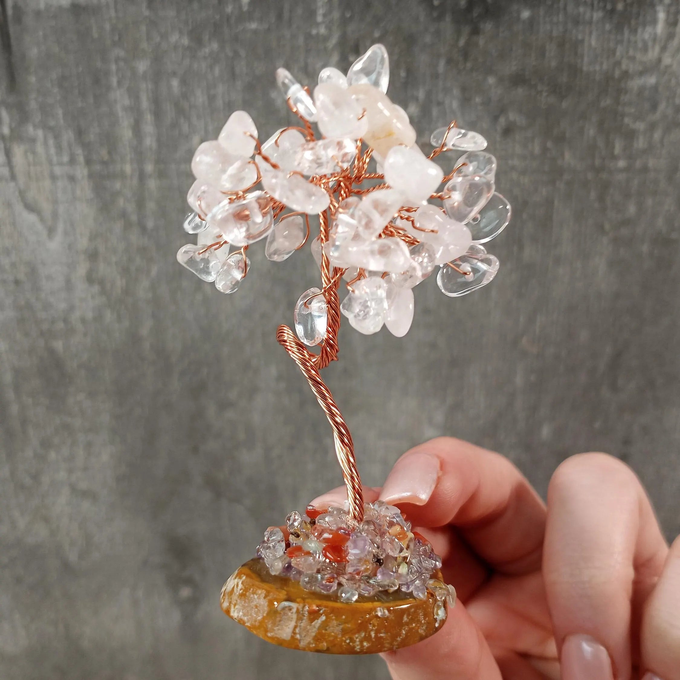 Wholesale gemstone tree decor for retailers