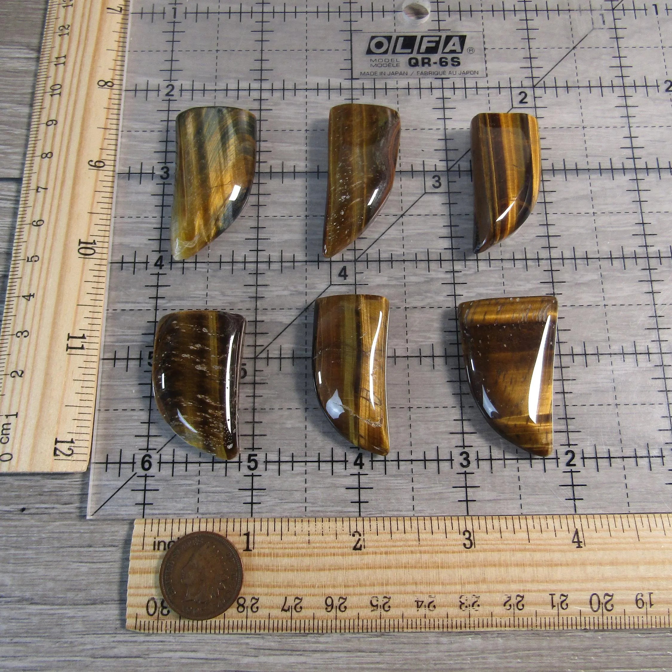 Men’s Gemstone Slice with Pointed Edge – Crystal Gift