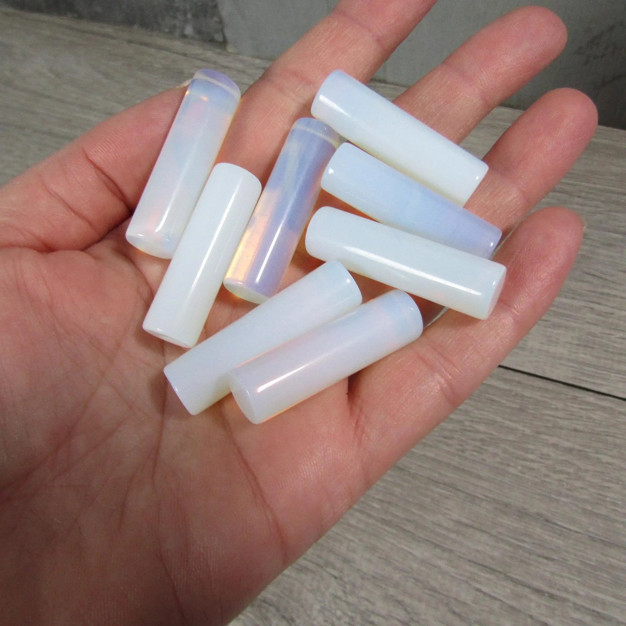 opalite vertical gemstone pillars wholesale for metaphysical stores