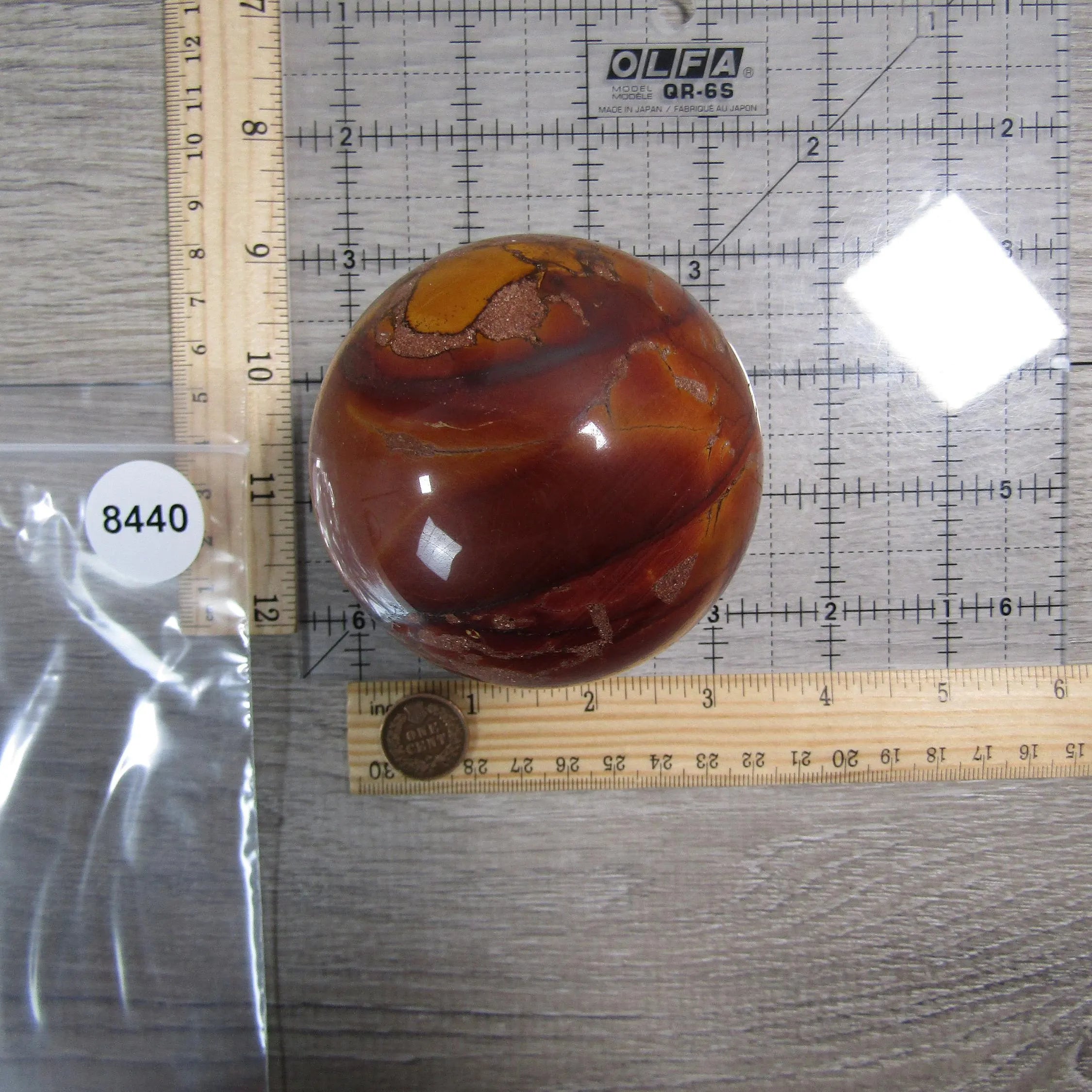 Large Mookaite Jasper Sphere for Display – Crystal Decor