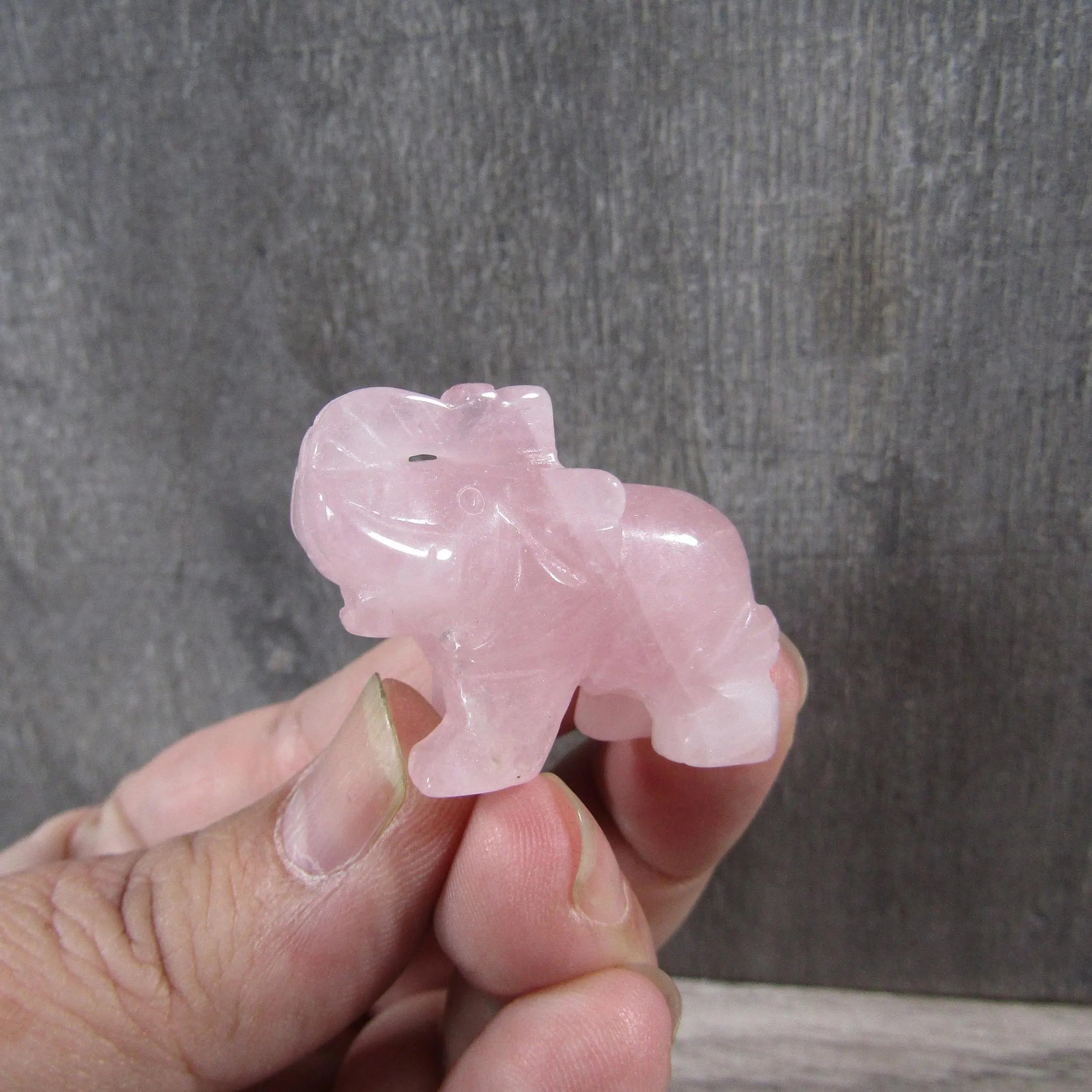 Elephant Gemstone Figurine – Wholesale Hand-Carved