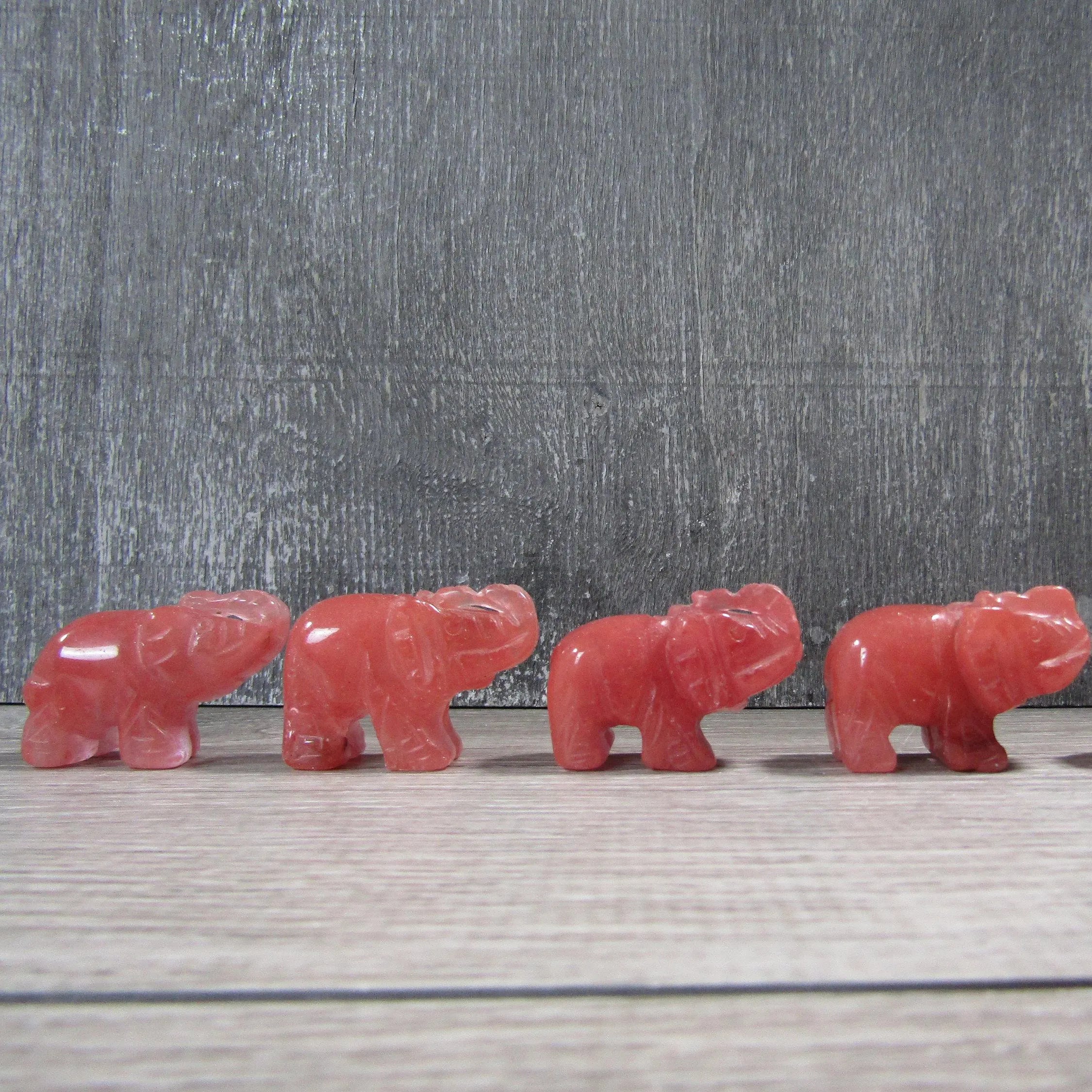 Elephant Gemstone Figurine – Wholesale Hand-Carved