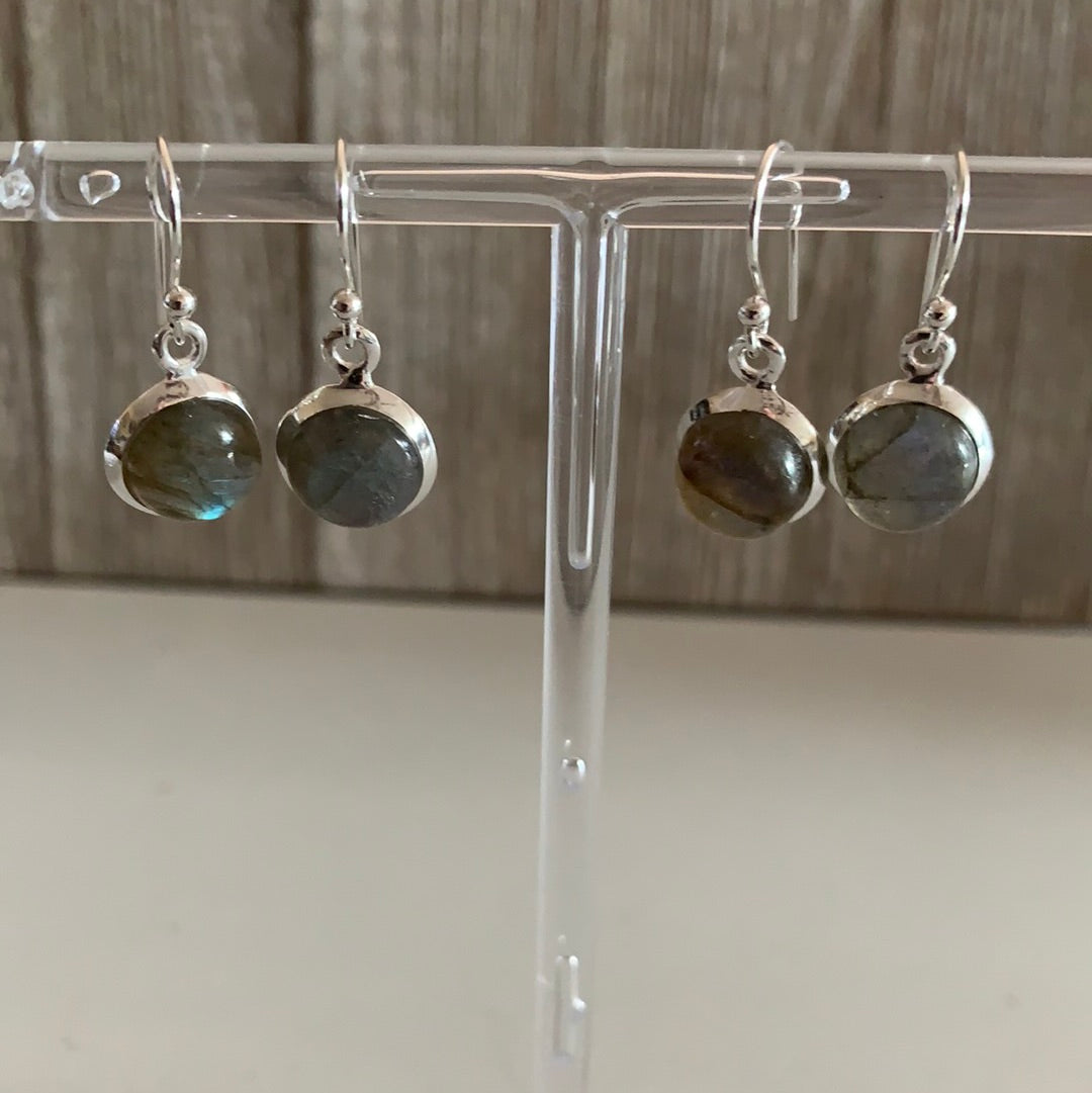Gemstone Sterling Silver Earrings