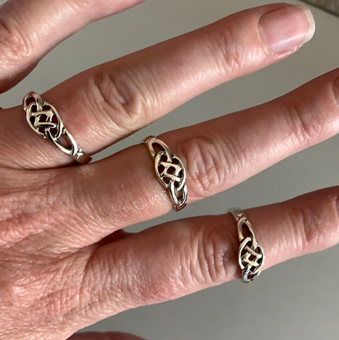 Sterling Silver Celtic Style Rings