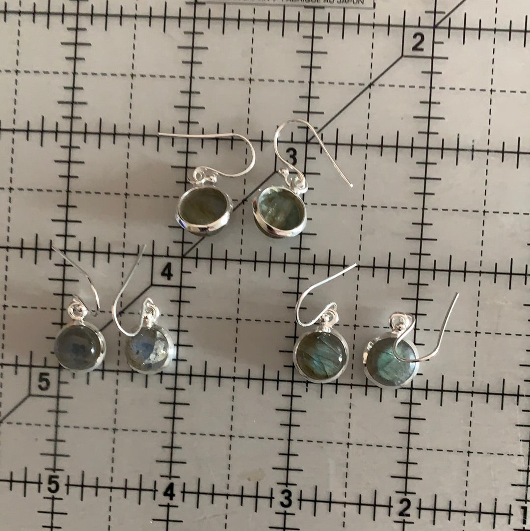 Gemstone Sterling Silver Earrings