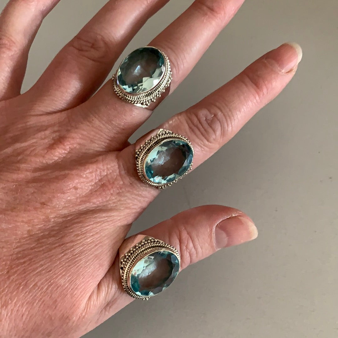 Gemstone Sterling Silver Rings – Assorted Boho Styles