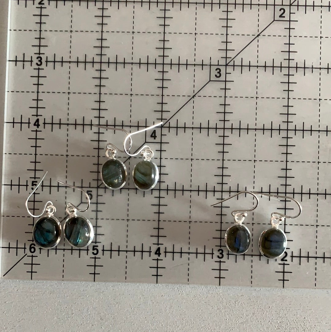 Gemstone Sterling Silver Earrings