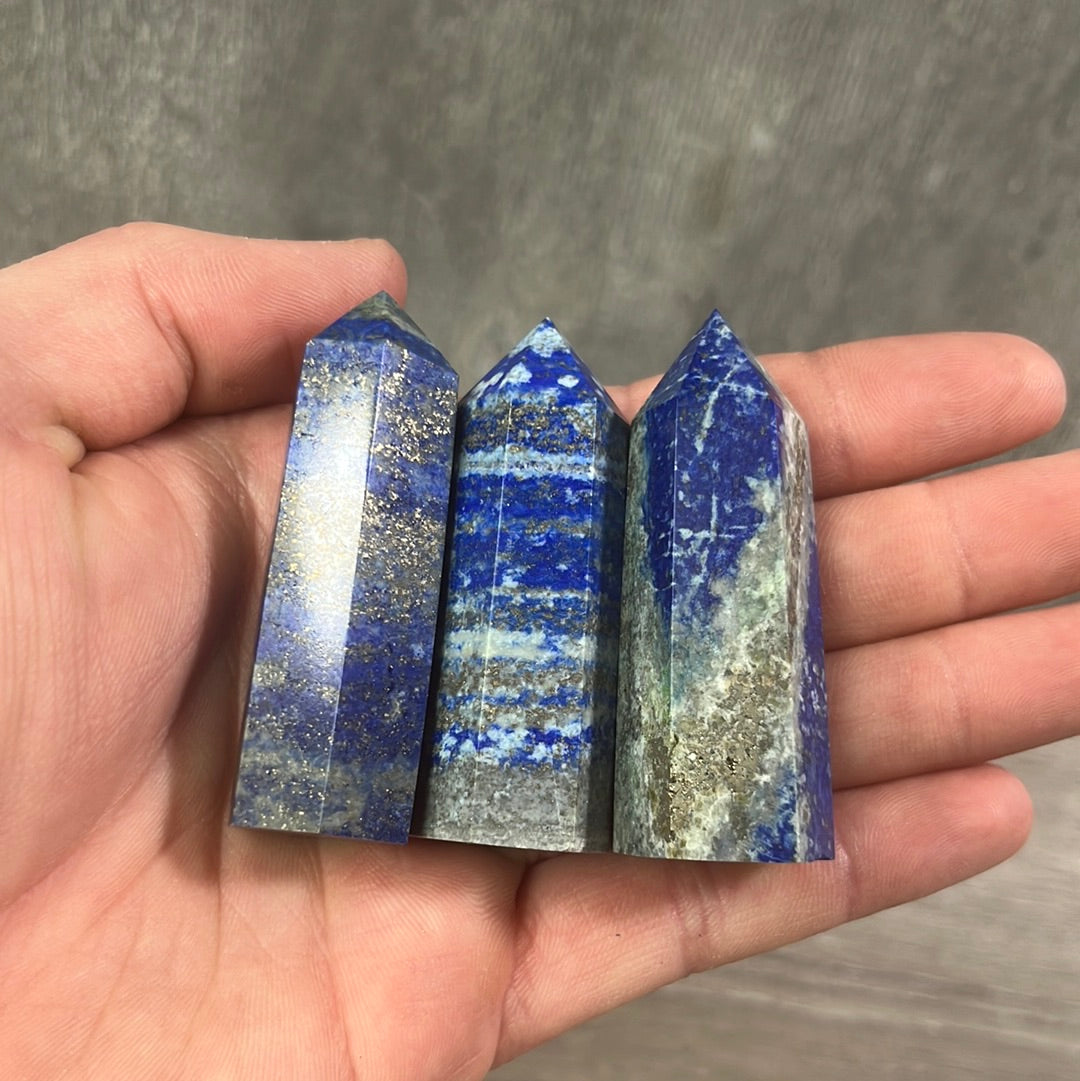 Lapis Lazuli healing stone obelisk