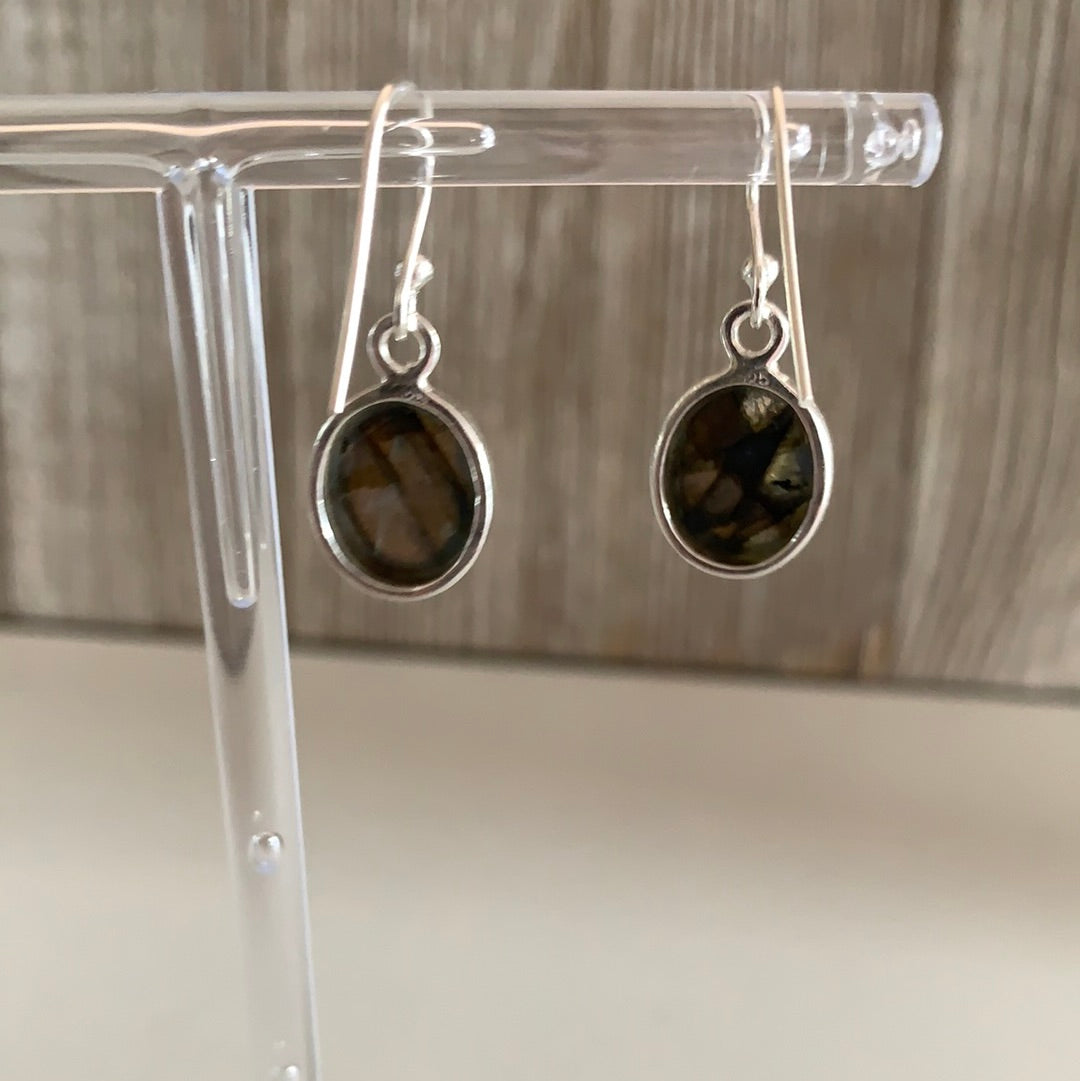 Gemstone Sterling Silver Earrings