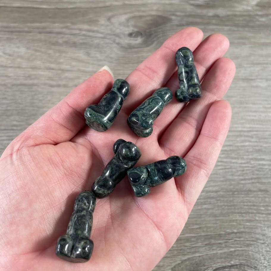 Wholesale small gemstone fertility figurine in kambaba jasper