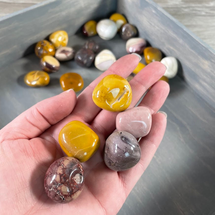 Mookaite Jasper crystal lot for metaphysical shops