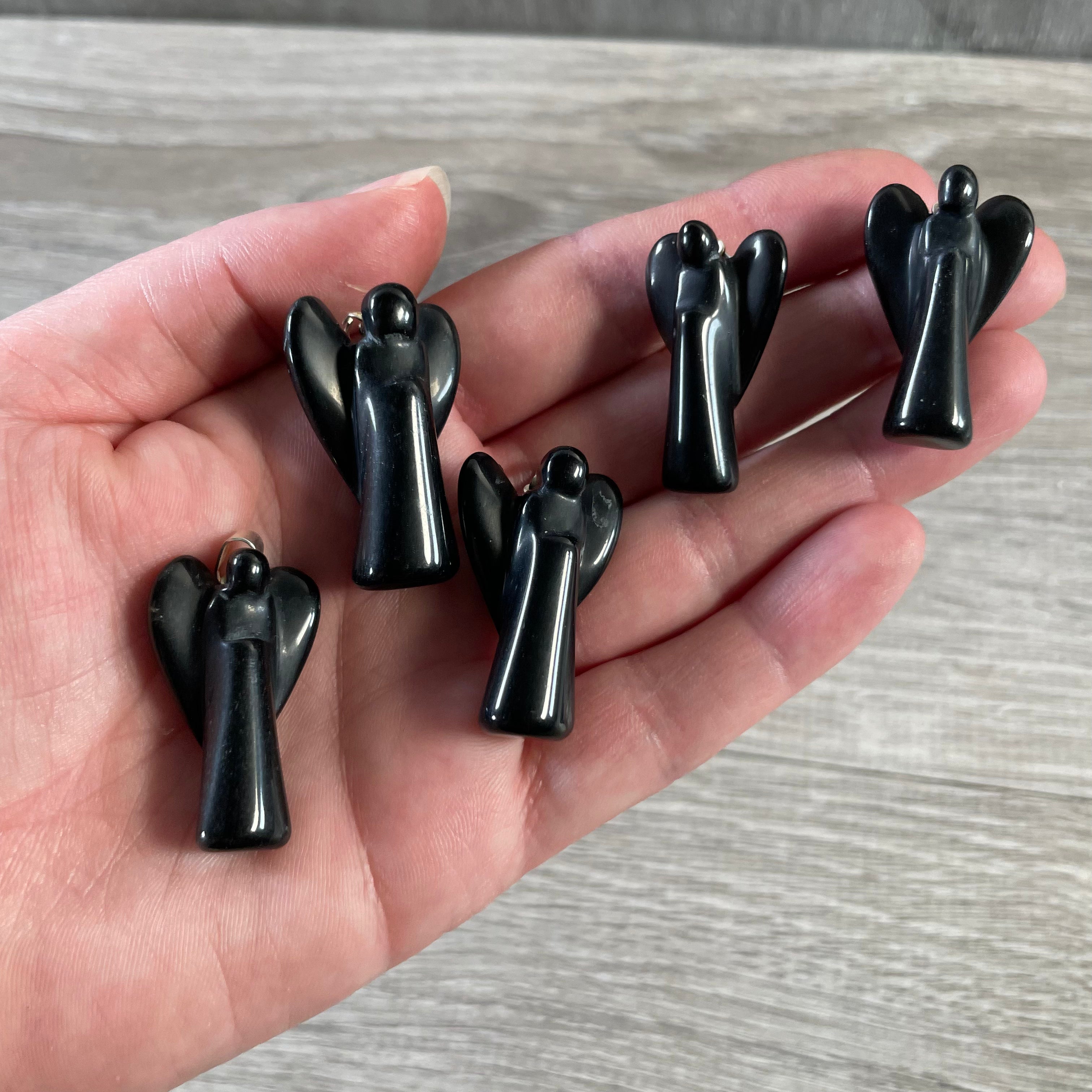 obsidian pendants, angel figurines for wholesale