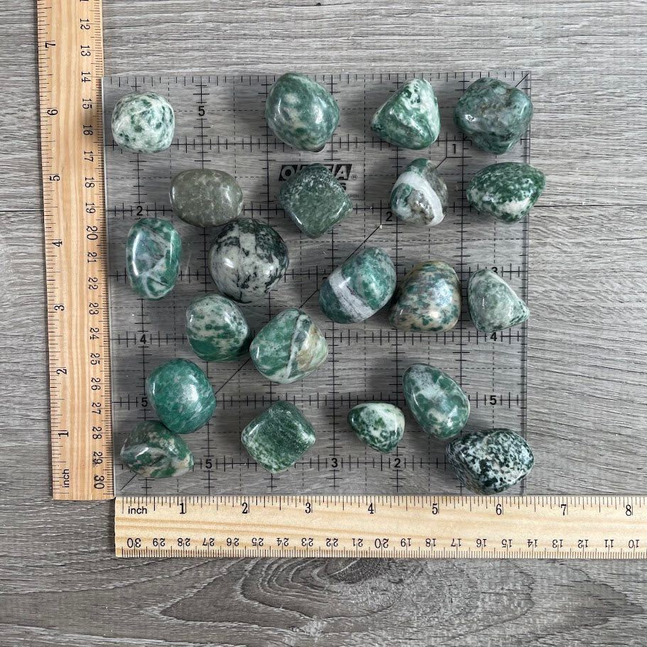 Polished China Jade stones bulk assortment for crystal shops