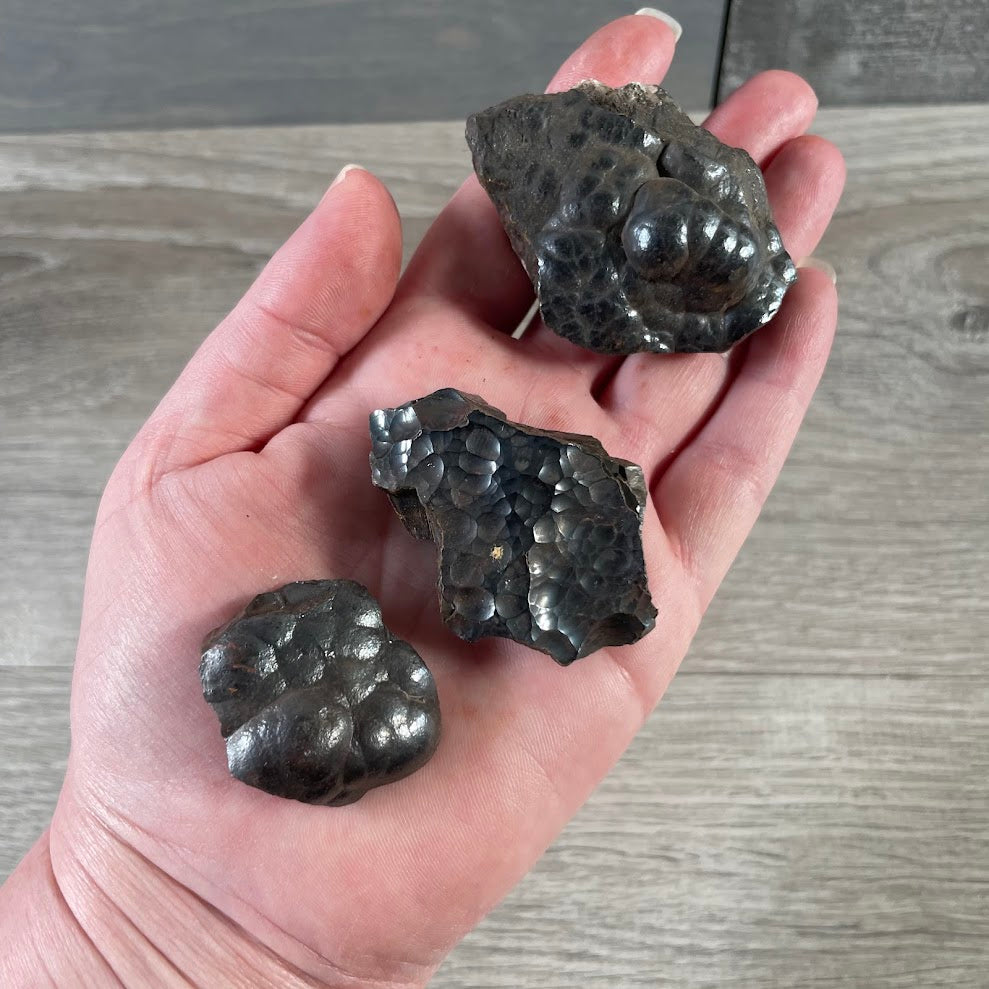 Natural raw hematite stone metallic mineral specimen wholesale crystal
