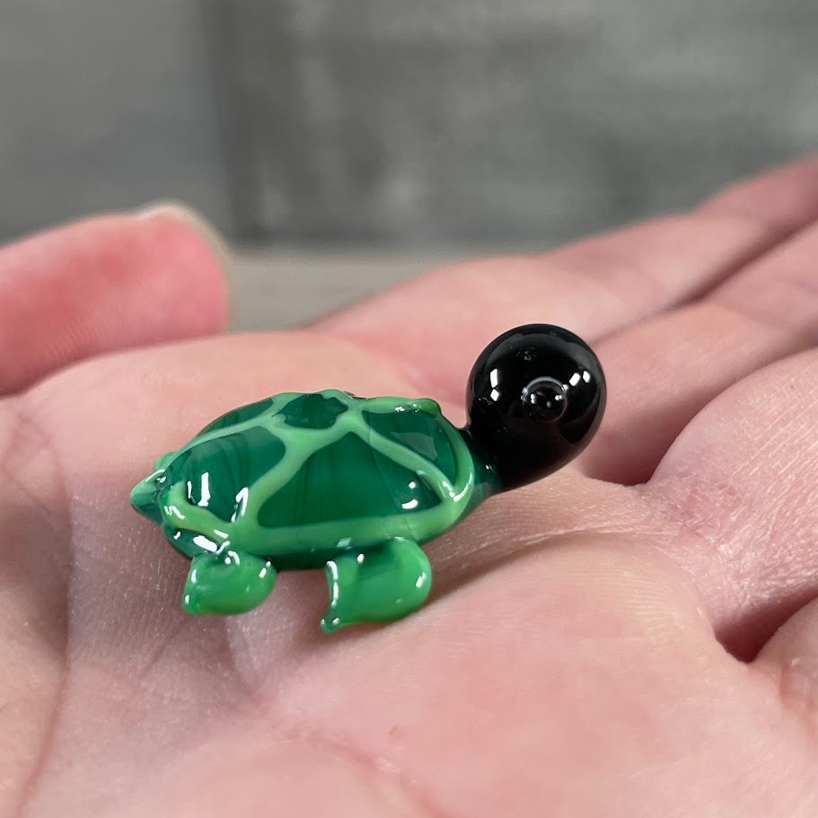 sea turtle small animal glass figurines miniature collectibles for display cases