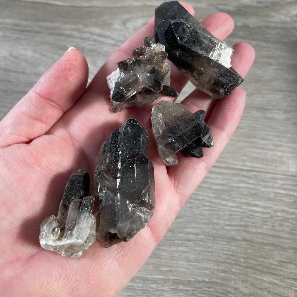 Raw smoky quartz stone 1 lb wholesale crystal lot