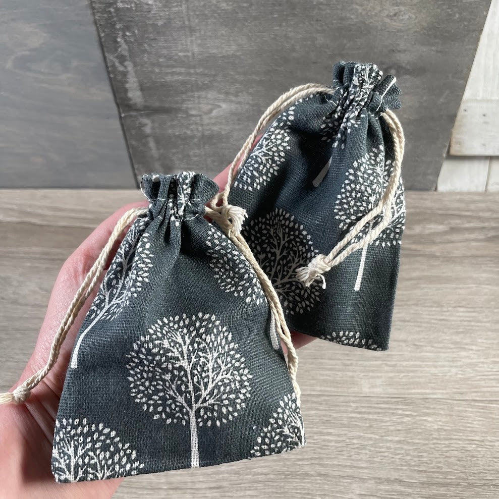 Tree of Life storage pouch for healing crystals and metaphysical gifts