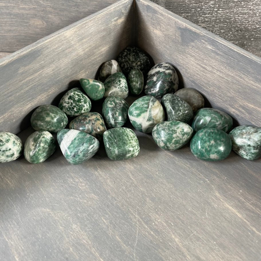 Tumbled China Jade crystals for wholesale gemstone retailers